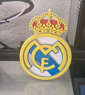 Escudo Real Madrid Impreso 3D