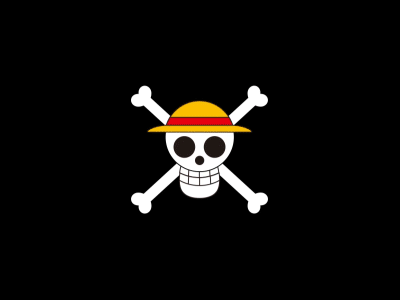 Logo Jolly Roger One Piece 3D