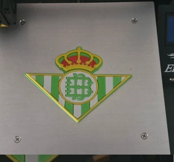 Escudo Real Betis Blompié Impreso 3D