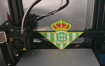 Escudo Real Betis Blompié Impreso 3D