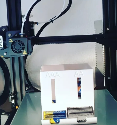 Porta Pilas AA/AAA Impreso 3D