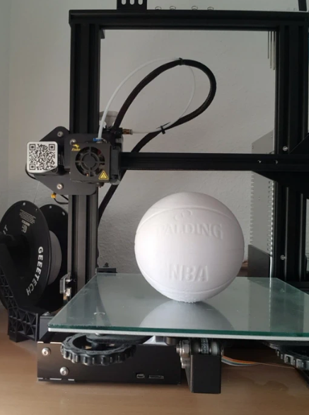 Balón de baloncesto Spalding Impreso 3D