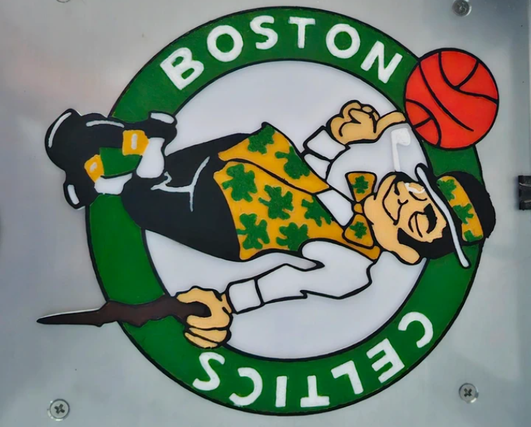 Escudo Boston Celtics Impreso 3D