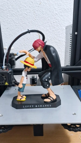 Figura de Lufy con su mentor