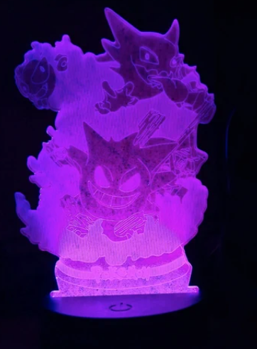 Lámpara del Pokémon Gengar