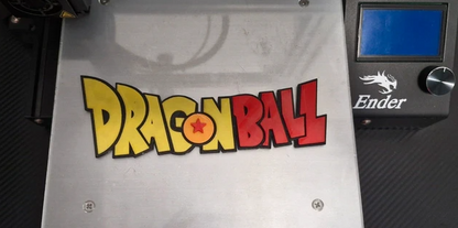Logo Dragon Ball Impreso 3D