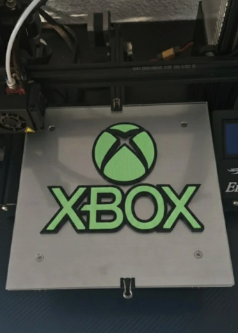Logo Xbox Impreso 3D