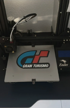 Logo Gran Turismo impreso 3D