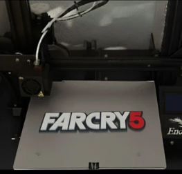 Logo Farcry5 impreso 3D