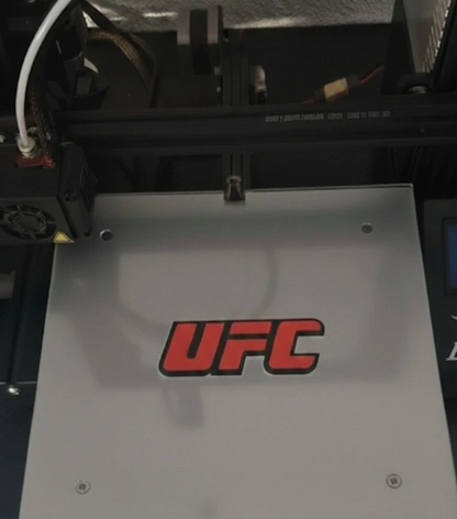Logo UFC impreso 3D