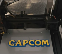 Logo CapCom impreso 3D