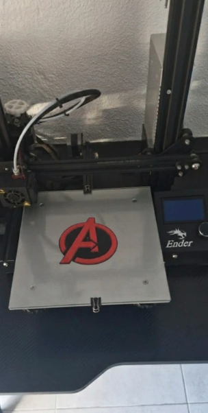Logo Avengers Vol2. impreso 3D