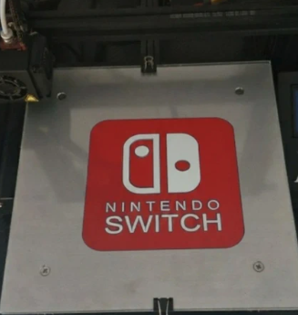 Logo Nintendo Switch Impreso 3D