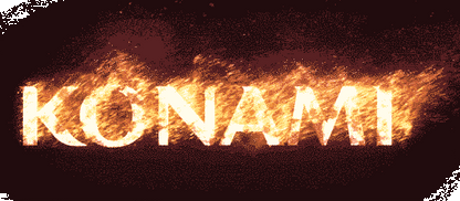 Logo Konami impreso 3D