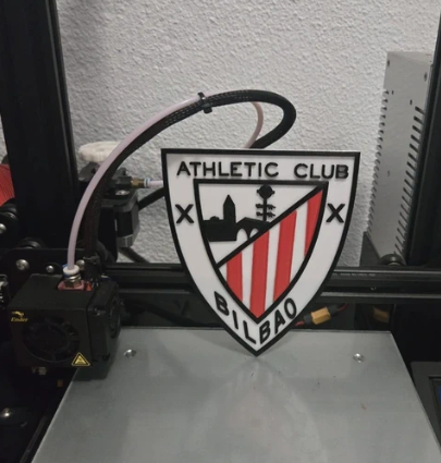 Escudo Athletic Club de Bilbao Impreso 3D