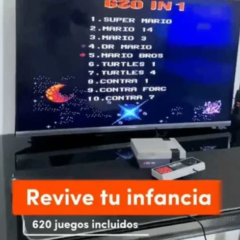 Consola Retro Clásica 620 Juegos
