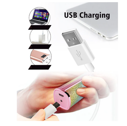 Depiladora facial 2 en 1 | Efecto purpurina