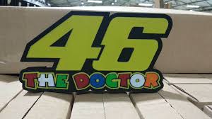 Logo Rossi 46 The Doctor impreso 3D