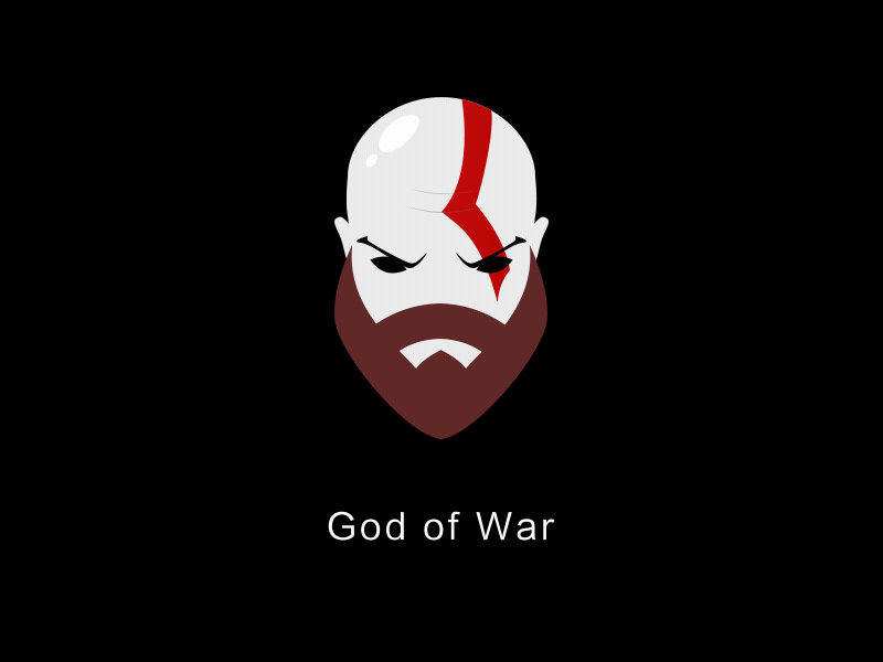 Logo God Of War 3D